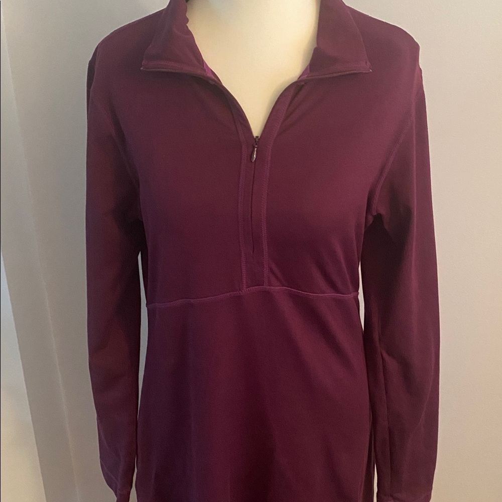 Title nine grape colored athletic dress with pocket super soft - Picture 2 of 9